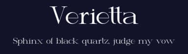 Verietta by Gilang Ternadho — Serif Font — thumbnail 2