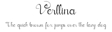 Verllina by Get Studio — Script Handwritten Font — thumbnail 1