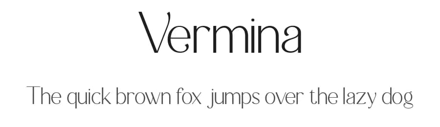 Vermina by Achmad Yani — Sans Serif Font