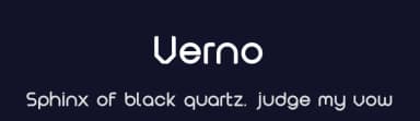Verno by Andri Bhae — Sans Serif Font — thumbnail 2
