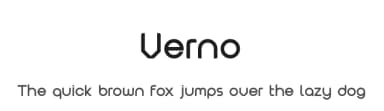 Verno by Andri Bhae — Sans Serif Font — thumbnail 1