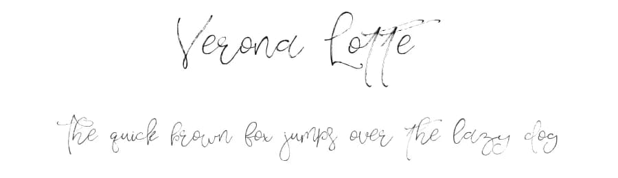 Verona Lotte by Yasir Ekinci — Script Handwritten Font — preview 1