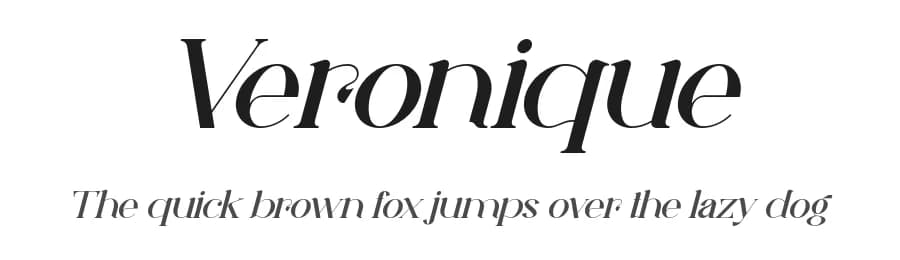 Veronique by Irfan Hidayat — Serif Font — preview 1