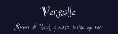 Versaille by Gaelleing — Script Handwritten Font — thumbnail 2