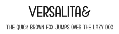 Versalita& by Franco Fuentes — Sans Serif Font — thumbnail 1