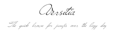 Versitia by Intellecta Design — Script Handwritten Font — thumbnail 1