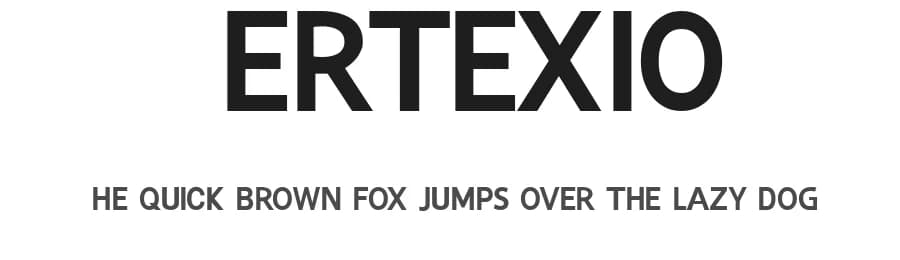 Vertexio by Dhvanil Patel — Sans Serif Font