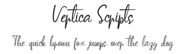 Vertica Scripts by Dilbadil — Script Handwritten Font — thumbnail 1