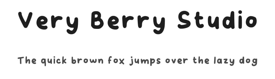 Very Berry Studio by veryberrydeary — Script Handwritten Font