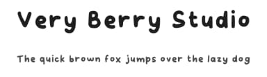 Very Berry Studio by veryberrydeary — Script Handwritten Font — thumbnail 1