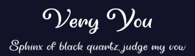 Very You by Misti's Fonts — Script Handwritten Font — thumbnail 2