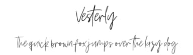 Vesterly by Creatype Studio — Script Handwritten Font — thumbnail 1