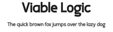 Viable Logic by twinletter — Sans Serif Font — thumbnail 1