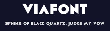 Viafont by JLH Fonts — Sans Serif Font — thumbnail 2