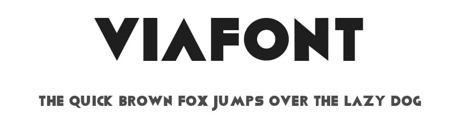 Viafont by JLH Fonts — Sans Serif Font