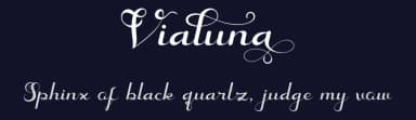 Vialuna by Yesie Erma Yunita — Script Handwritten Font — thumbnail 2
