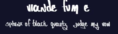 Viande Fumée by Tuna Fish — Script Handwritten Font — thumbnail 2