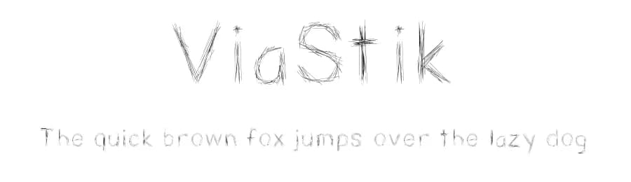 ViaStik by Matt B — Script Handwritten Font