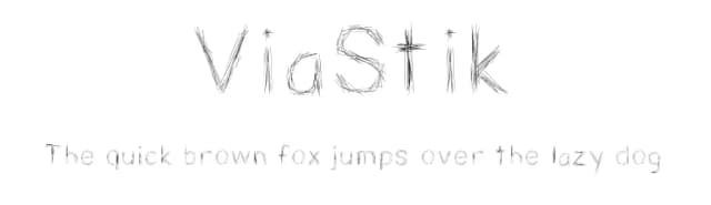 ViaStik by Matt B — Script Handwritten Font