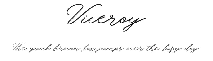 Viceroy by RGB Studio — Script Handwritten Font — preview 1