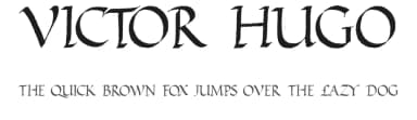 Victor Hugo by Brian Kindle — Script Handwritten Font — thumbnail 1