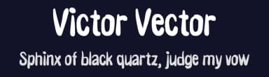 Victor Vector by pOPdOG fONTS — Script Handwritten Font — thumbnail 2