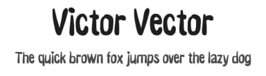 Victor Vector by pOPdOG fONTS — Script Handwritten Font — thumbnail 1
