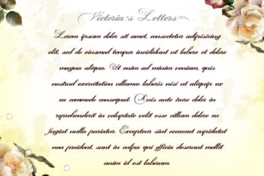 Victoria's Letters Font by fleurartmariia — Script Handwritten Font — thumbnail 3