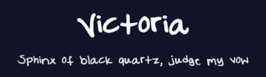 Victoria by Victoria Mityul — Script Handwritten Font — thumbnail 2