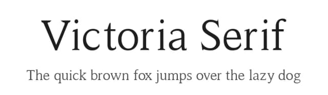 Victoria Serif by Tipografia Vittoria — Serif Font