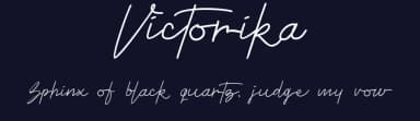 Victorika by Sanggrama Visual Studio — Script Handwritten Font — thumbnail 2