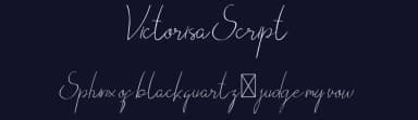 Victorisa Script by Edric Studio — Script Handwritten Font — thumbnail 2