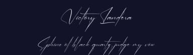 Victory Landera by Perspectype Studio - Letterena.com — Script Handwritten Font — thumbnail 2