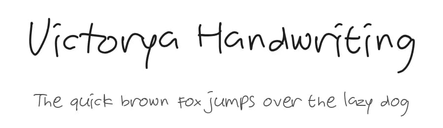 Victorya Handwriting by Toko Laris Djaja — Script Handwritten Font