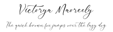 Victorya Maoreely by Integritype Studio — Script Handwritten Font — thumbnail 1