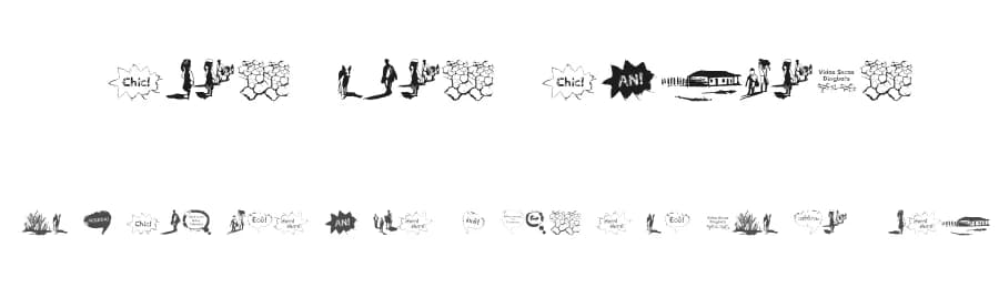 Vidas Secas Dingbats by Ana Paula Putka — Dingbats Font