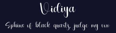 Vidiya by Inermedia Studio — Script Handwritten Font — thumbnail 2