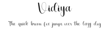 Vidiya by Inermedia Studio — Script Handwritten Font — thumbnail 1