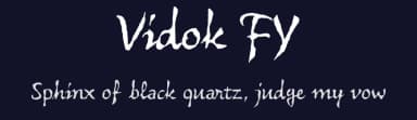 Vidok FY by Fontyou — Script Handwritten Font — thumbnail 2