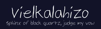 Vielkalahizo by Vielka Puente — Script Handwritten Font — thumbnail 2