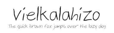 Vielkalahizo by Vielka Puente — Script Handwritten Font — thumbnail 1