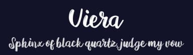 Viera by Ianmikraz — Script Handwritten Font — thumbnail 2
