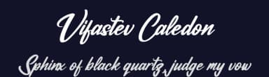 Vifastev Caledon by Perspectype Studio - Letterena.com — Script Handwritten Font — thumbnail 2