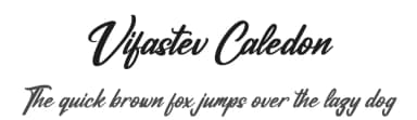 Vifastev Caledon by Perspectype Studio - Letterena.com — Script Handwritten Font — thumbnail 1