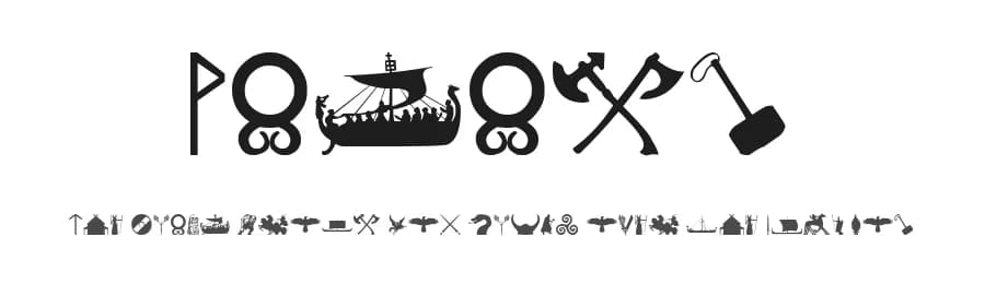 Viking by Glyphcraft — Dingbats Font