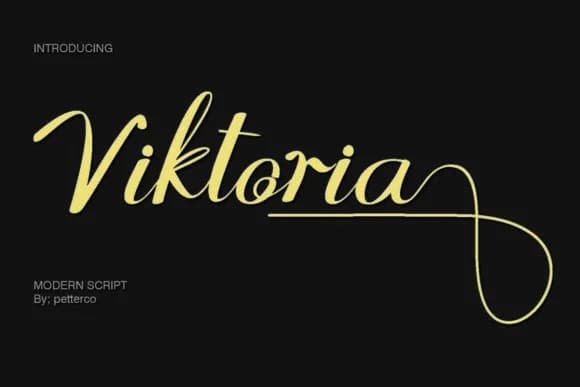 Viktoria Font by petterco.font — Script Handwritten Font