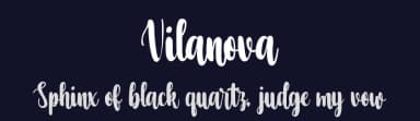 Vilanova by Ikrar Bey Khubaib — Script Handwritten Font — thumbnail 2