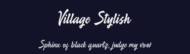 Village Stylish by Faqih Fawaji — Script Handwritten Font — thumbnail 2