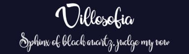 Villosofia by Arie Iskandar — Script Handwritten Font — thumbnail 2