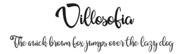 Villosofia by Arie Iskandar — Script Handwritten Font — thumbnail 1